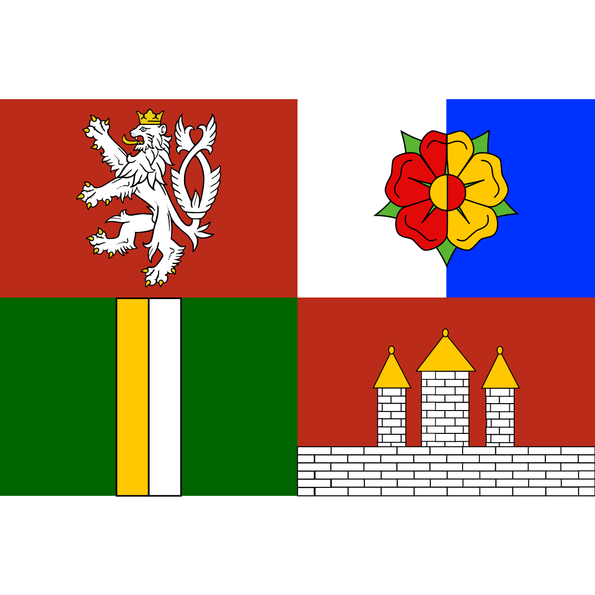 Vlajka kraje Jihočeský kraj