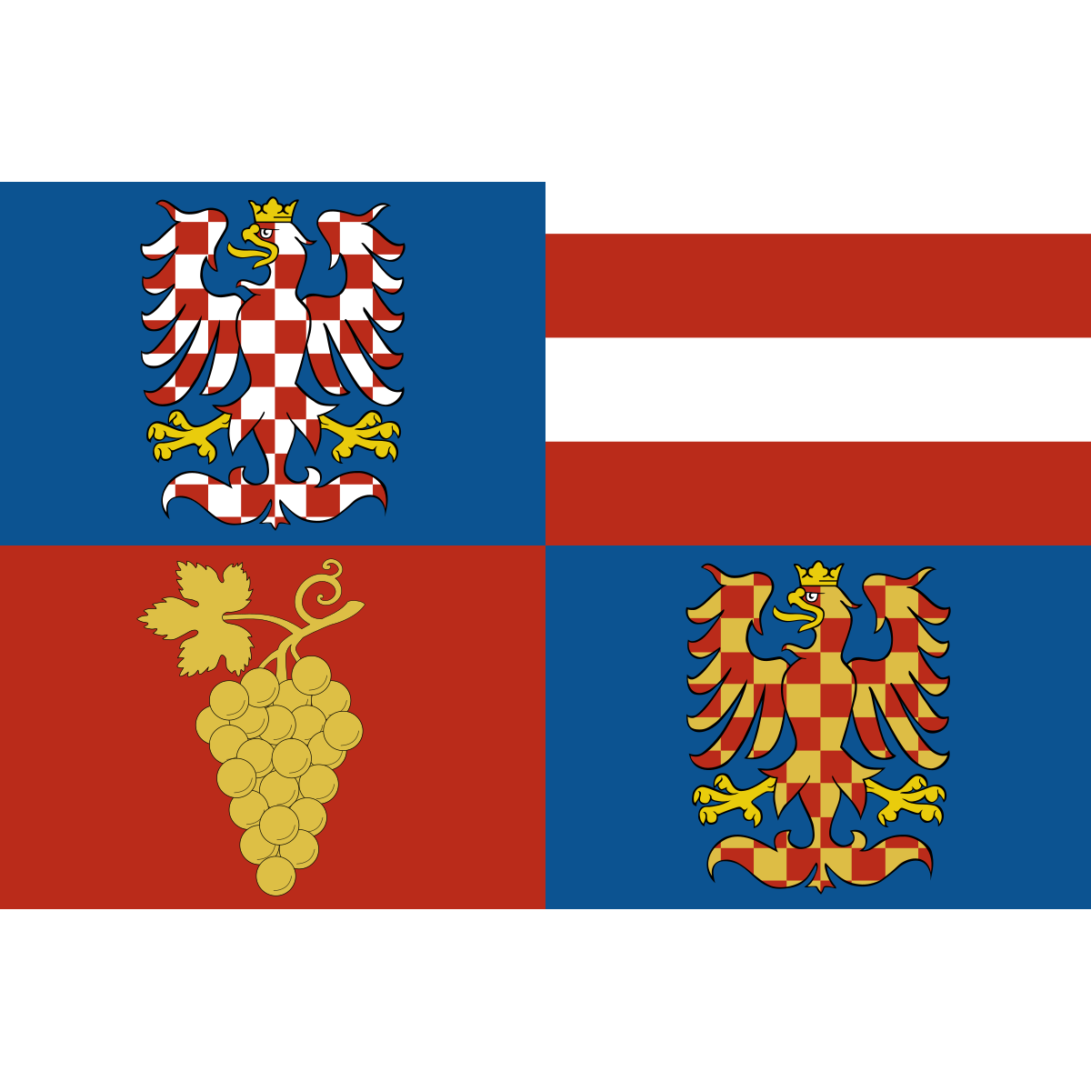 Vlajka kraje Jihomoravský kraj