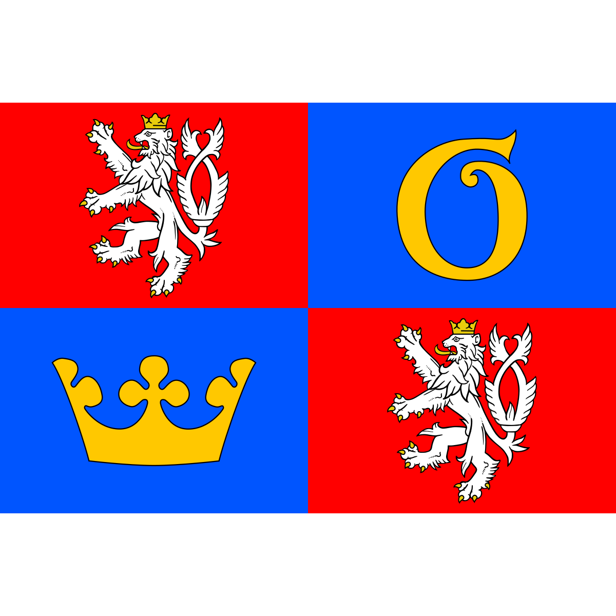 Vlajka kraje Královéhradecký kraj