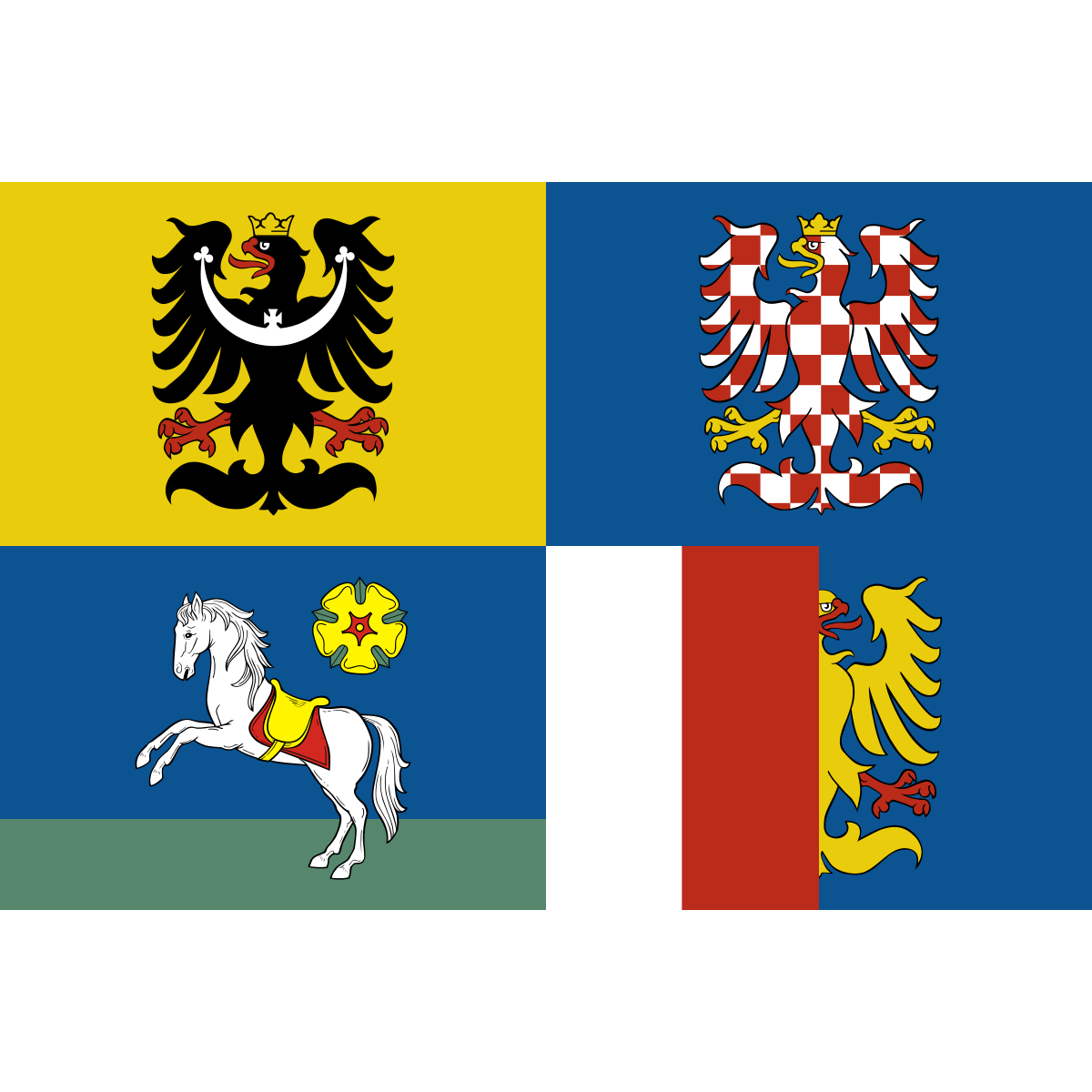 Vlajka kraje Moravskoslezský kraj