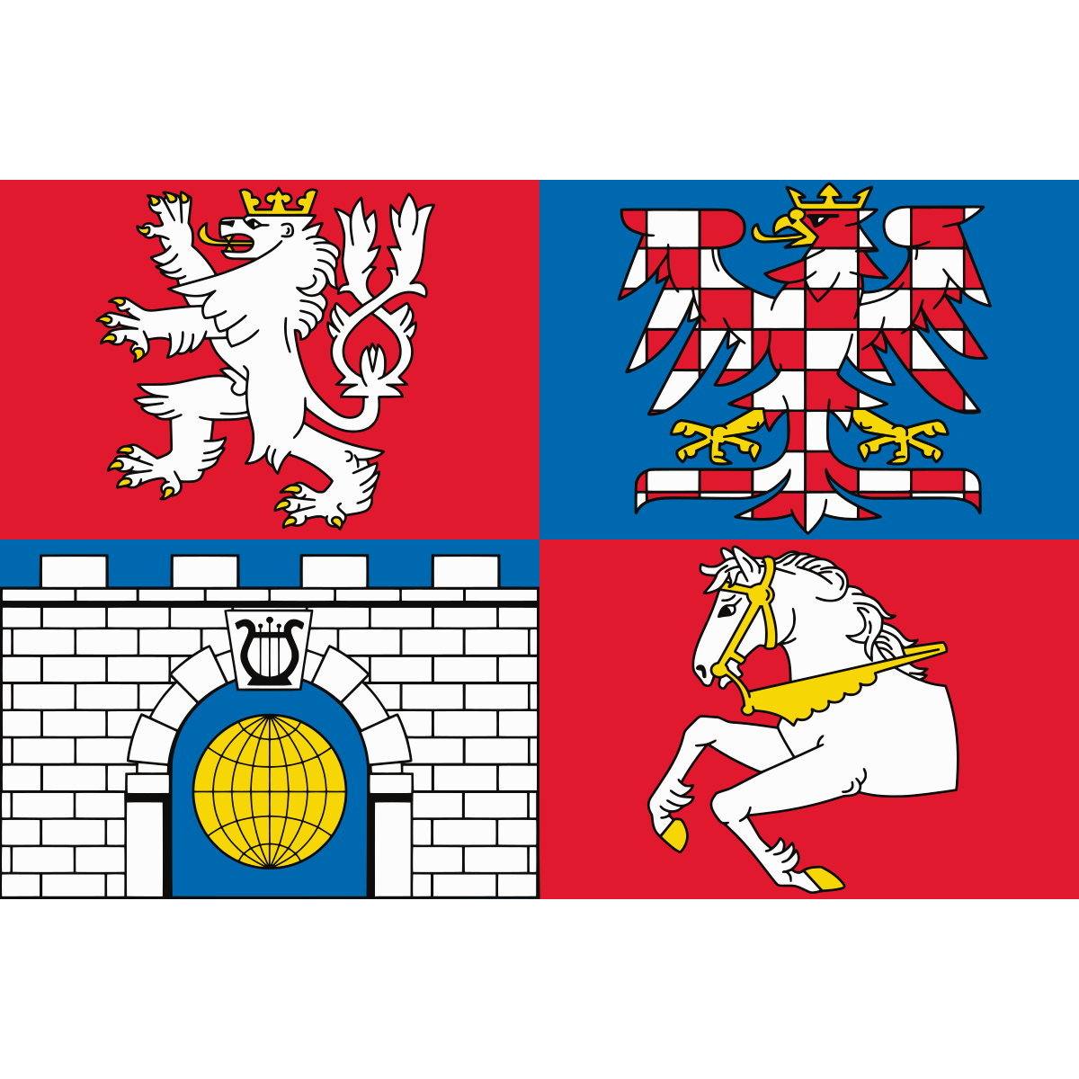 Vlajka kraje Pardubický kraj