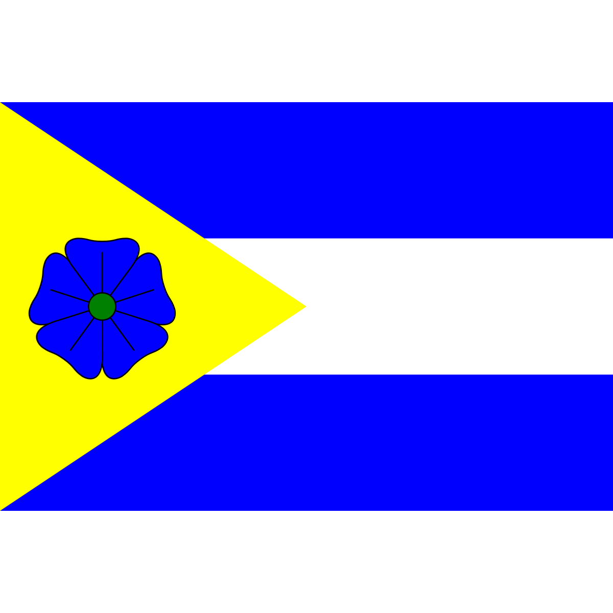 Flag of Adršpach, Hradec Králové Region