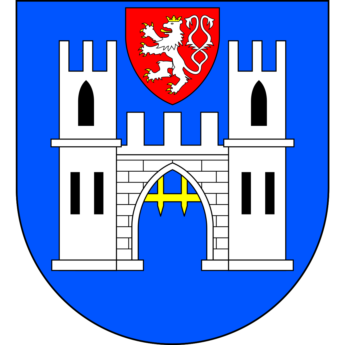 Coat of arms of Amerika, Hradec Králové Region