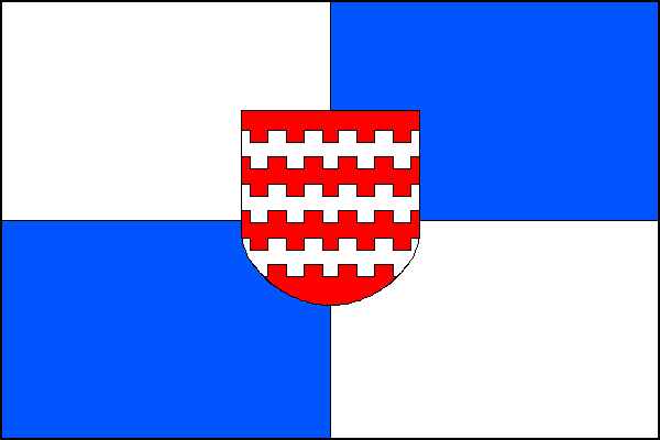 Flag of Annín, Olomouc Region