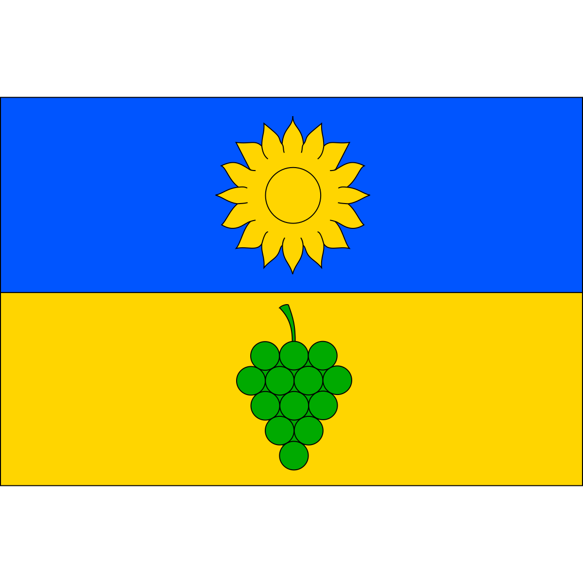 Flag of Archlebov, South Moravian Region