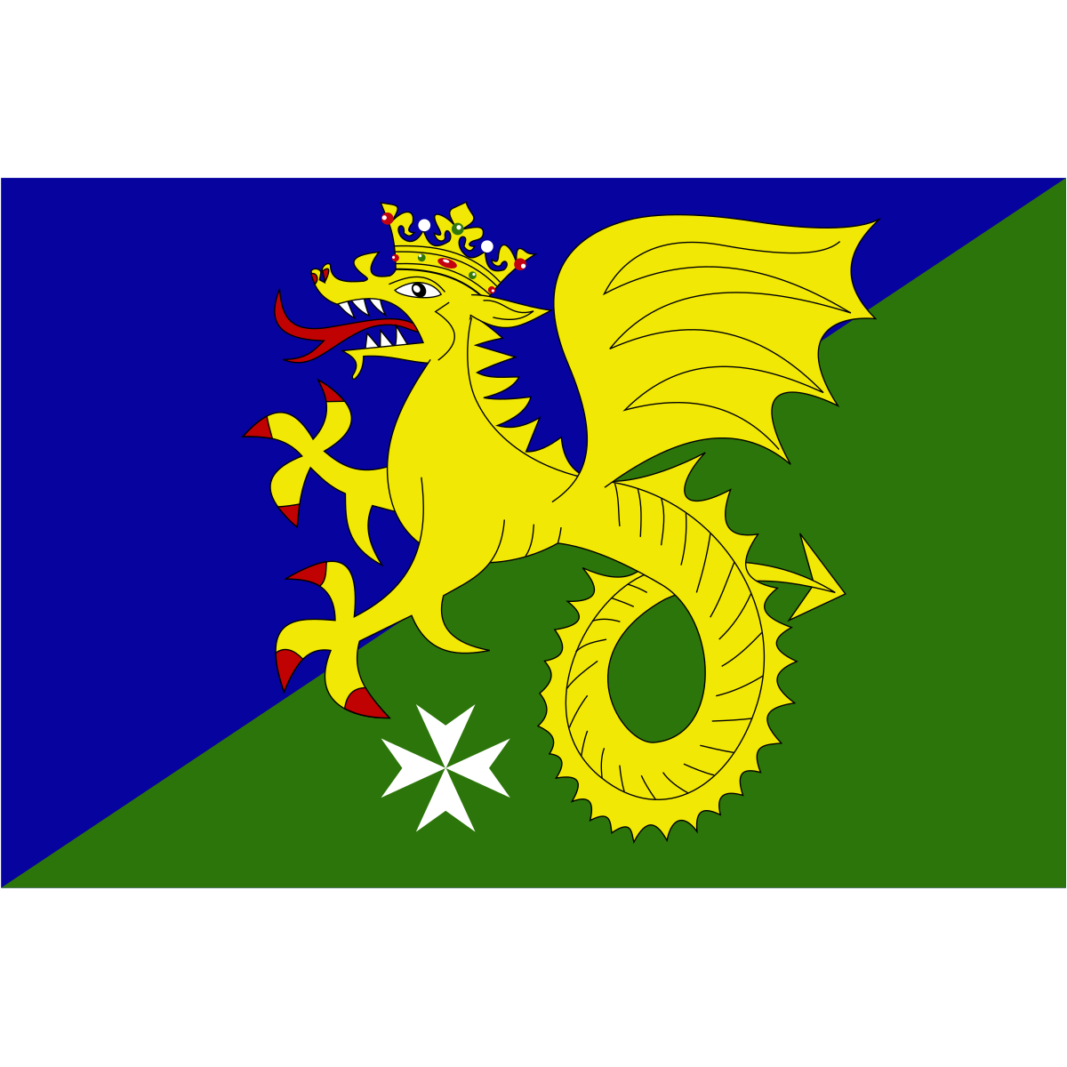Flag of Babice, Central Bohemian Region
