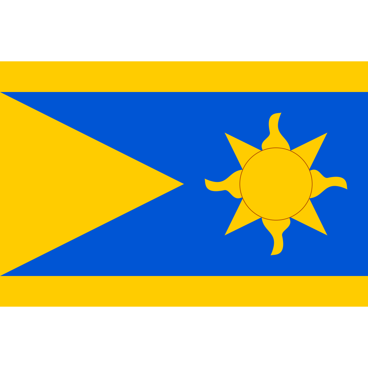 Flag of Bačetín, Hradec Králové Region