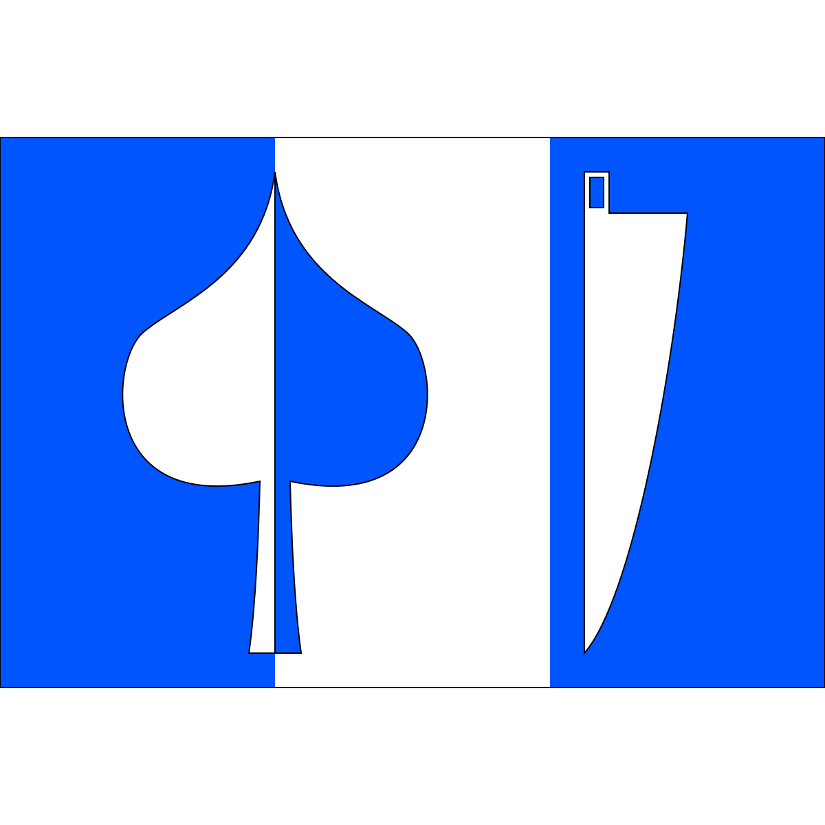 Flag of Baťov, Zlín Region