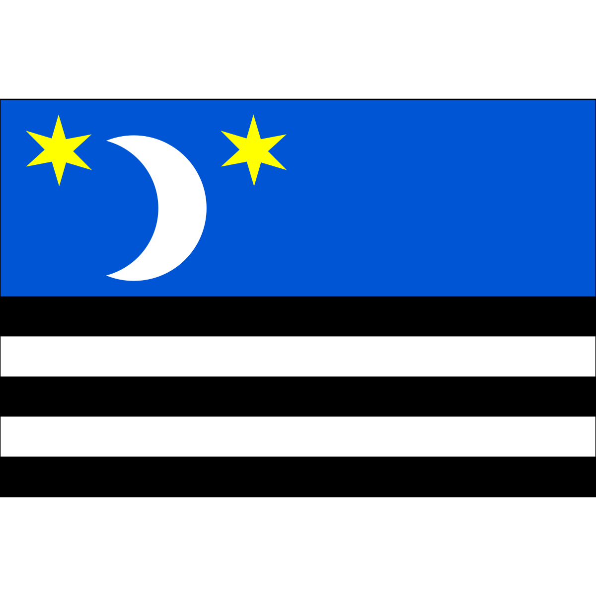 Flag of Běhařovice, South Moravian Region