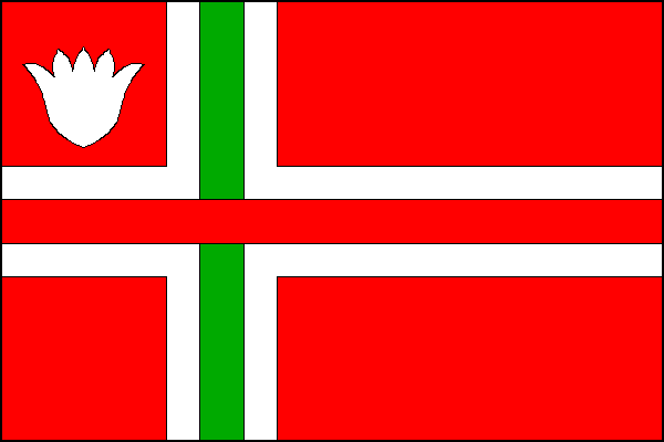 Flag of Bělá, Hradec Králové Region