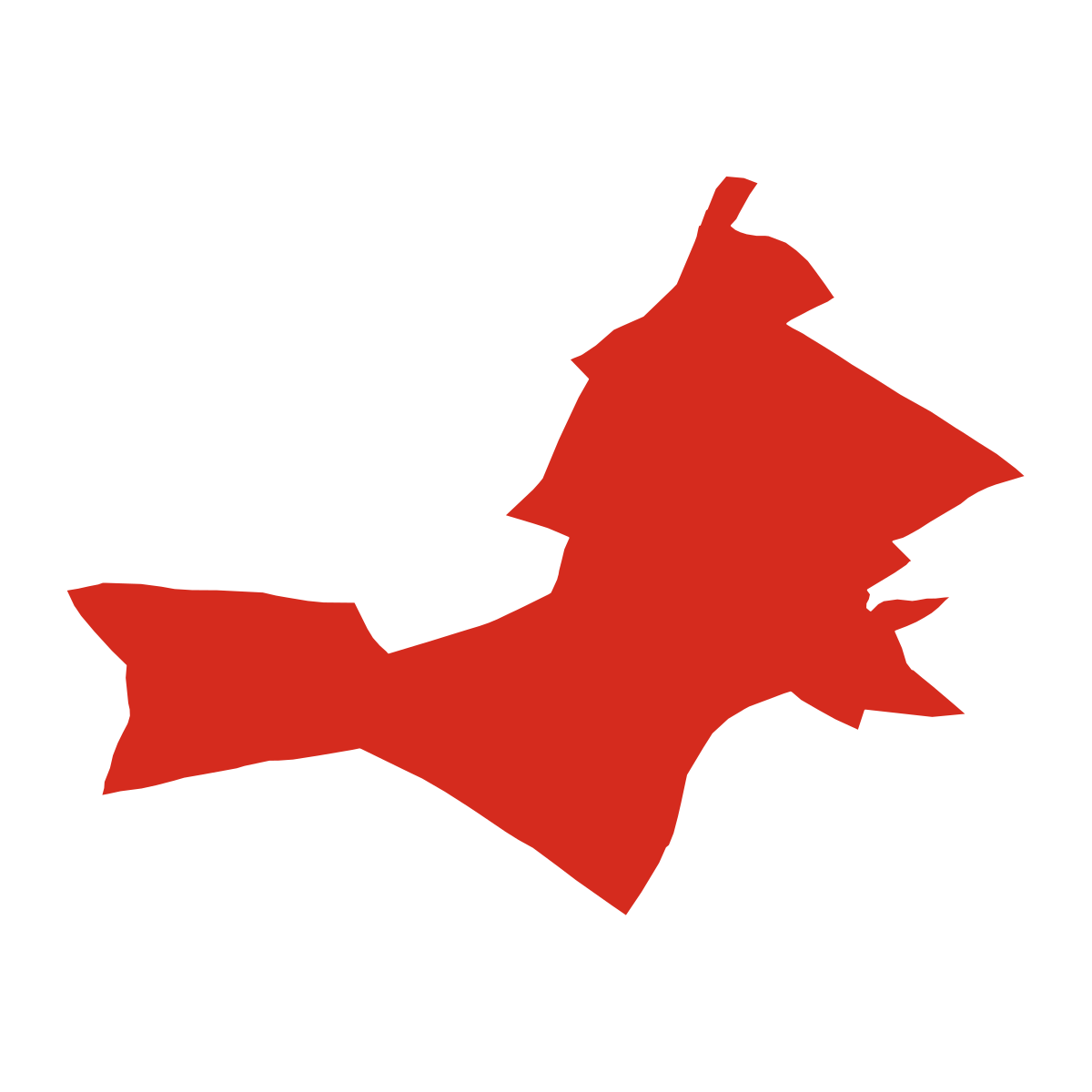 Bělušice boundary map