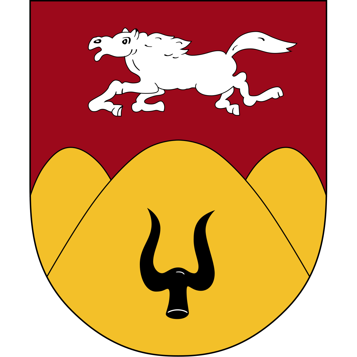 Coat of arms of Bělušice, Ústí nad Labem Region
