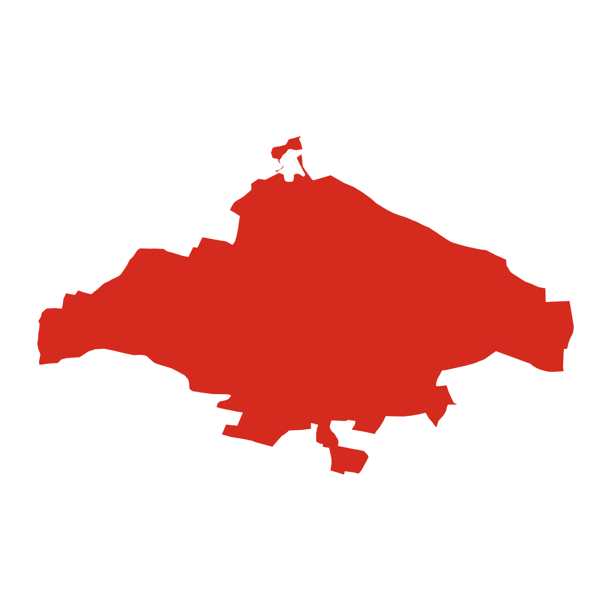Benešovský mlýn boundary map