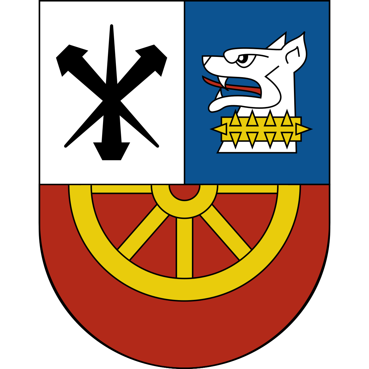 Coat of arms of Bernardov, Central Bohemian Region