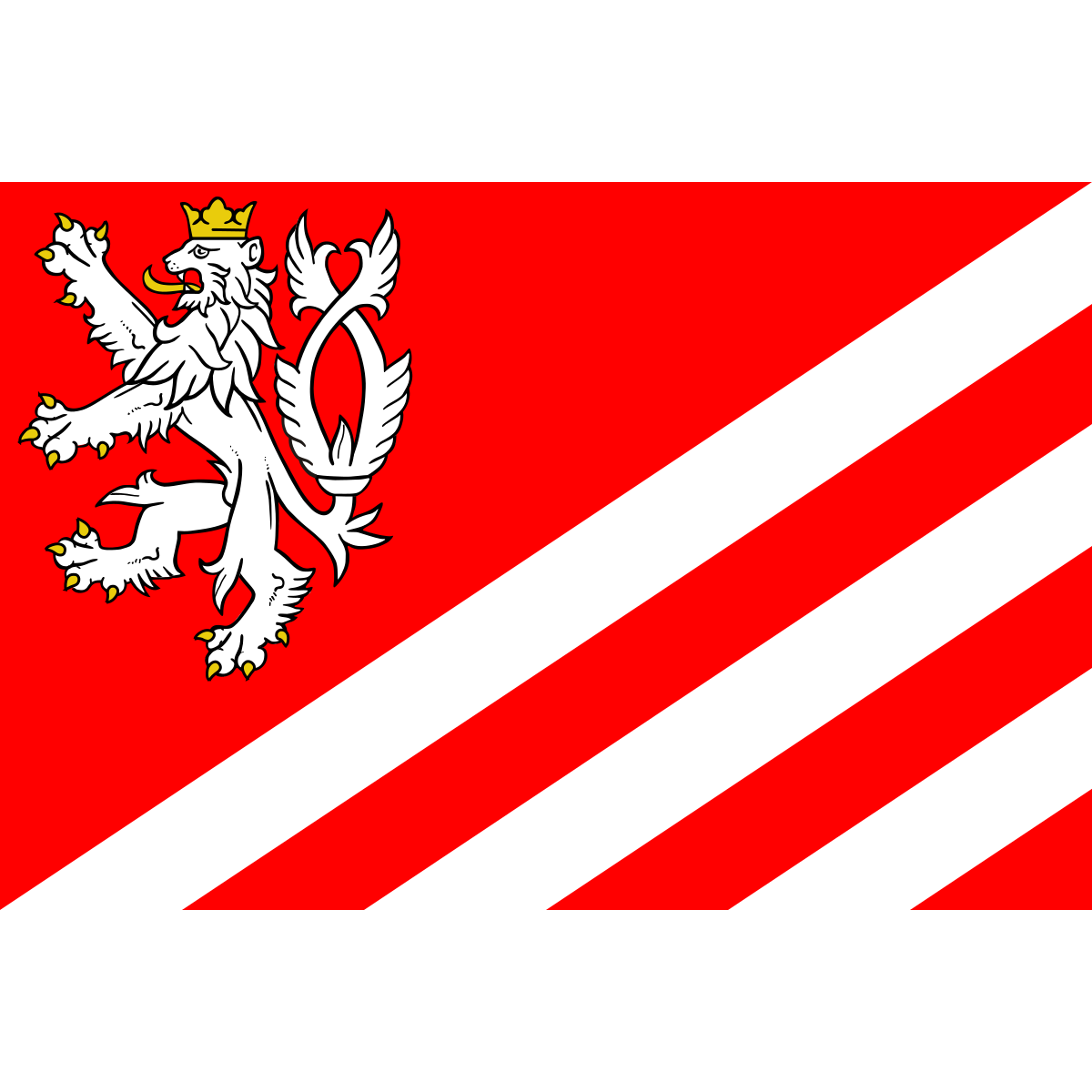 Flag of Bezdědice, Central Bohemian Region