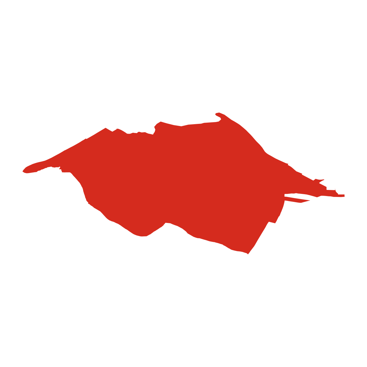 Bílá Třemešná boundary map