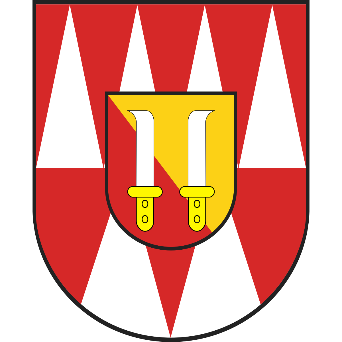 Coat of arms of Bílany, Zlín Region