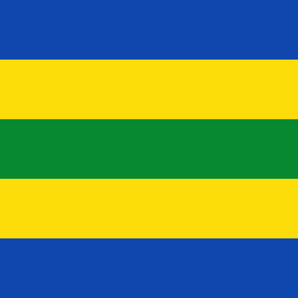 Flag of Bílé Podolí, Central Bohemian Region