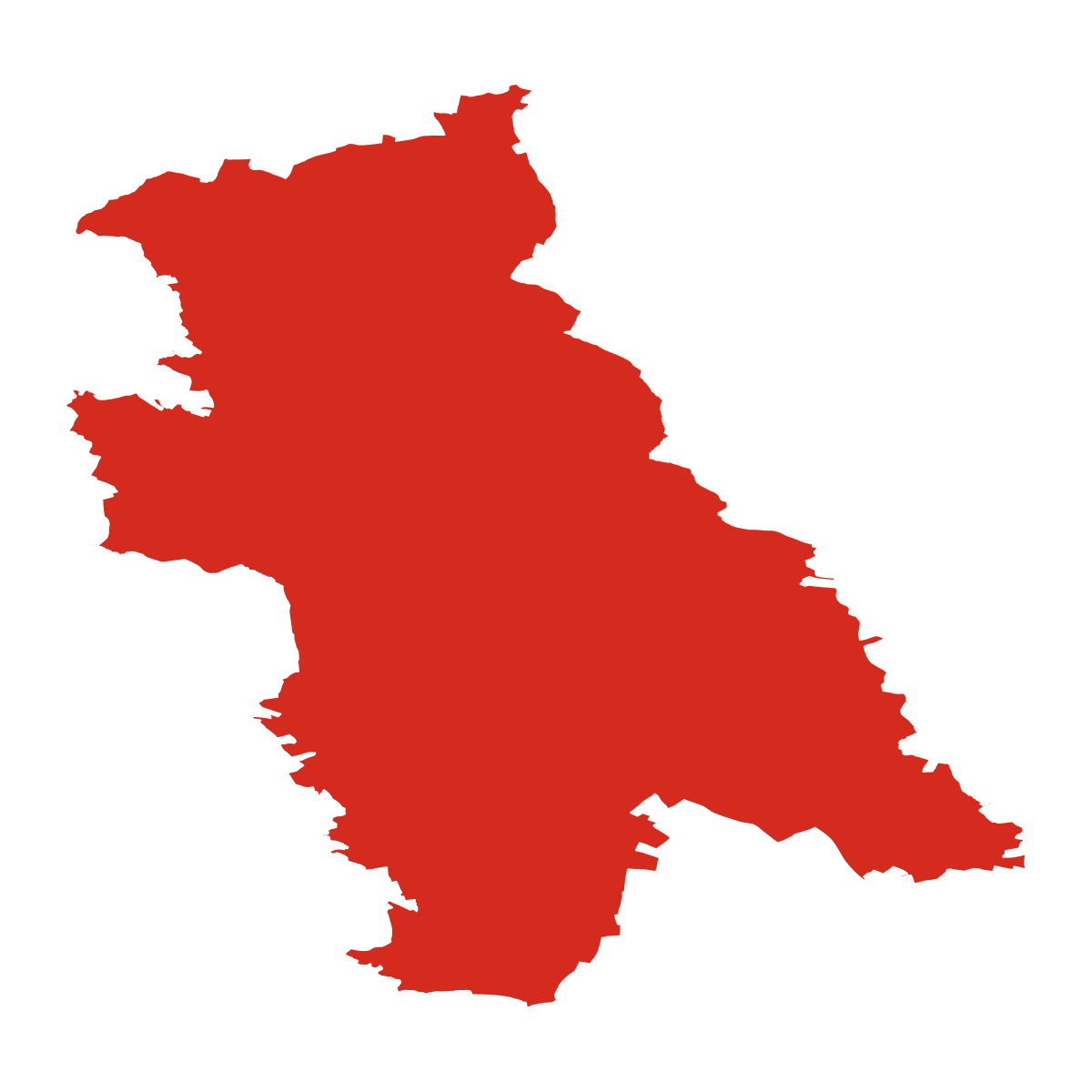 Bílý Kostelec boundary map