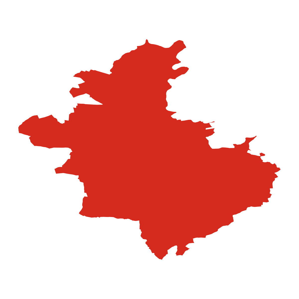 Blansko boundary map