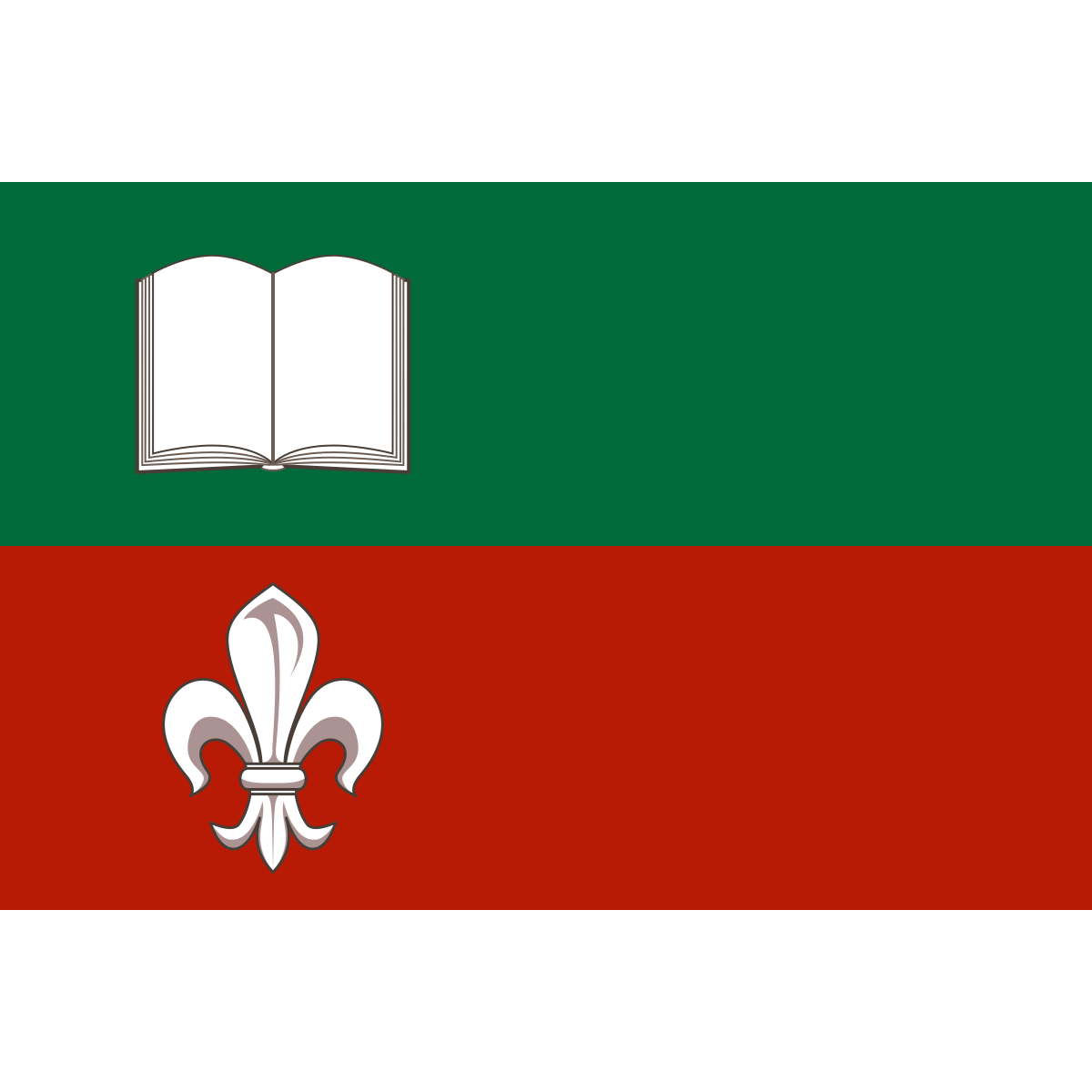 Flag of Blažovice, South Moravian Region