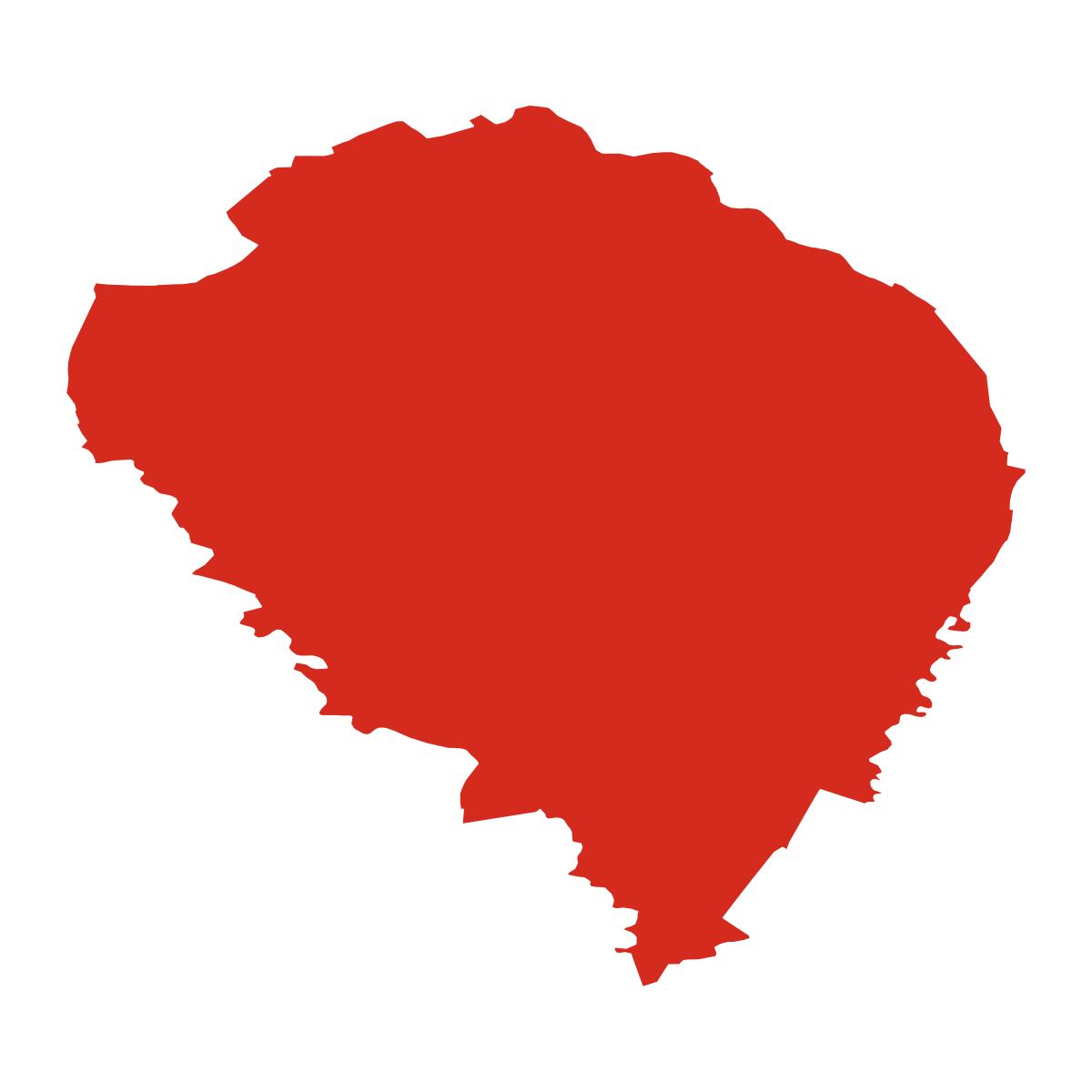 Bludovský mlýn boundary map