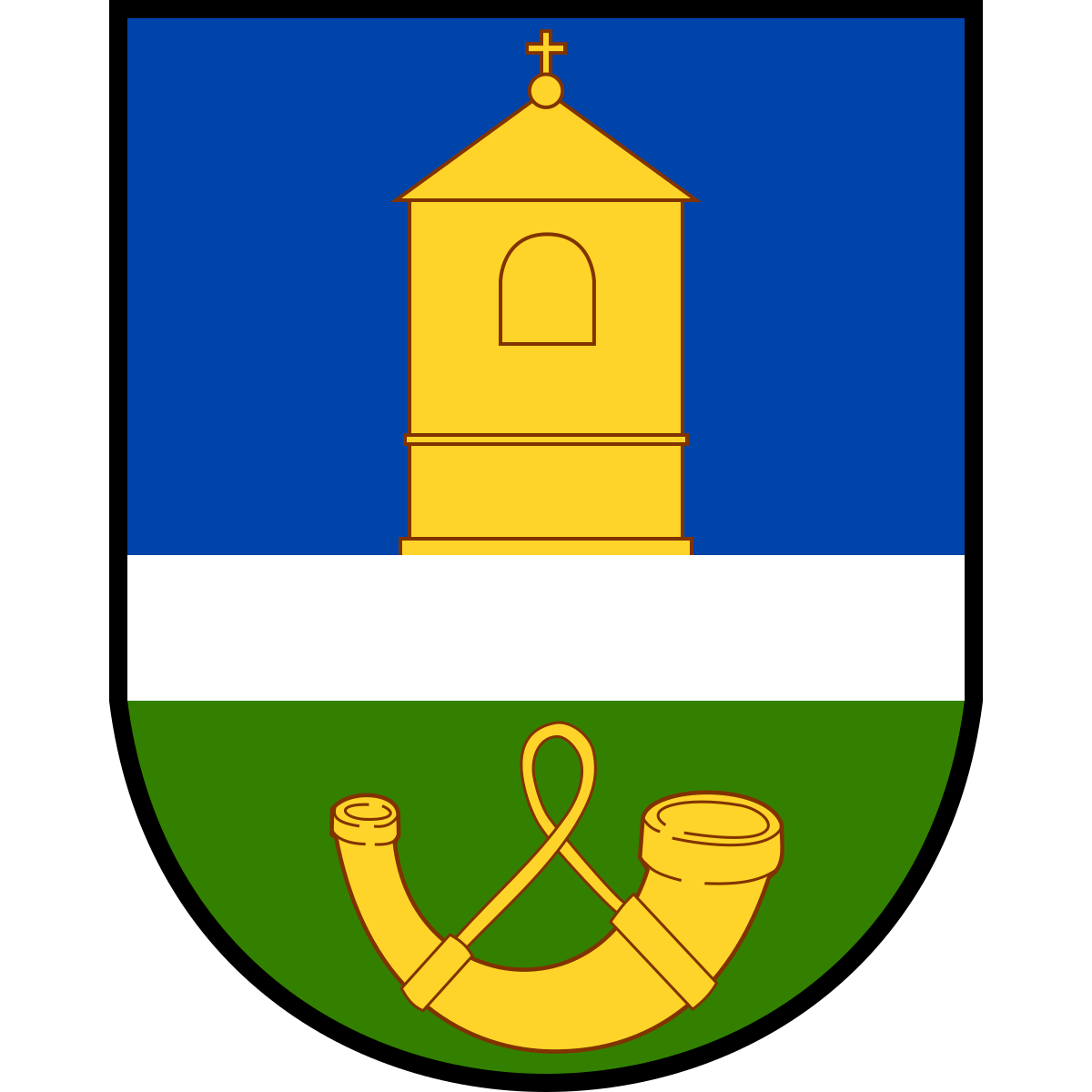 Coat of arms of Bludy, Hradec Králové Region