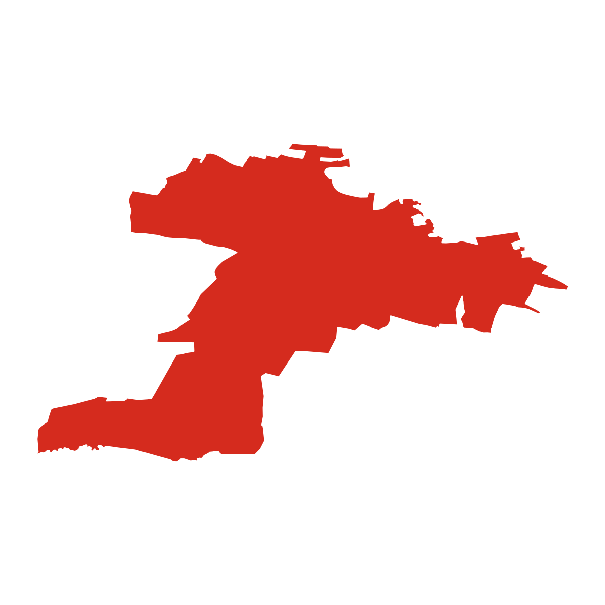 Boharyně boundary map