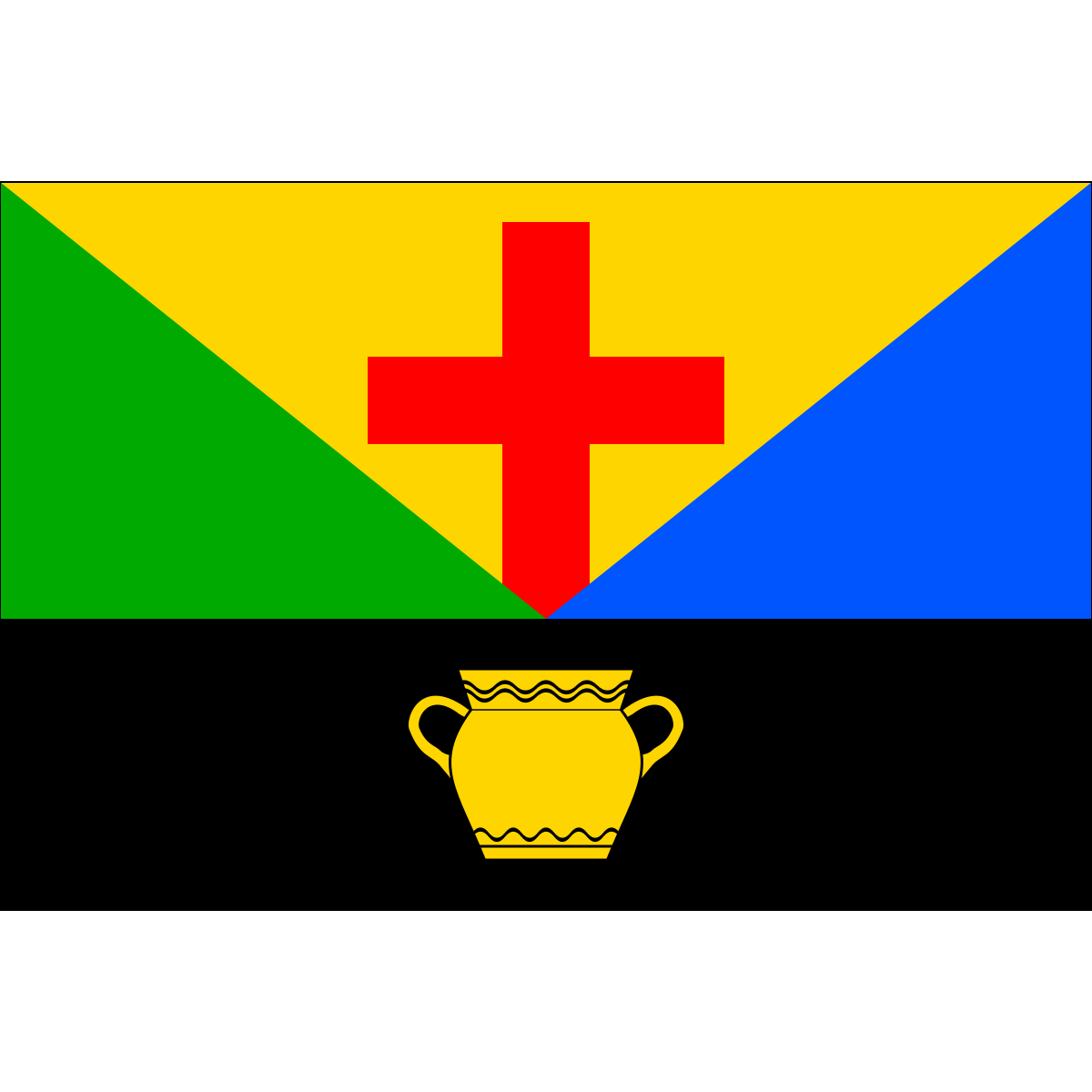 Flag of Bohemia, Plzeň Region