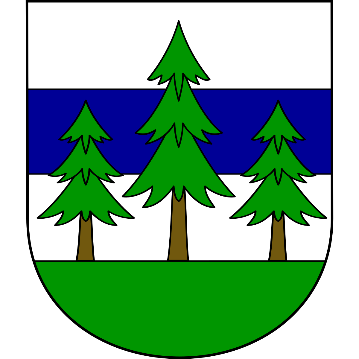 Coat of arms of Bohousová, Pardubice Region