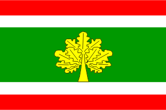Flag of Bohuslávky, Olomouc Region