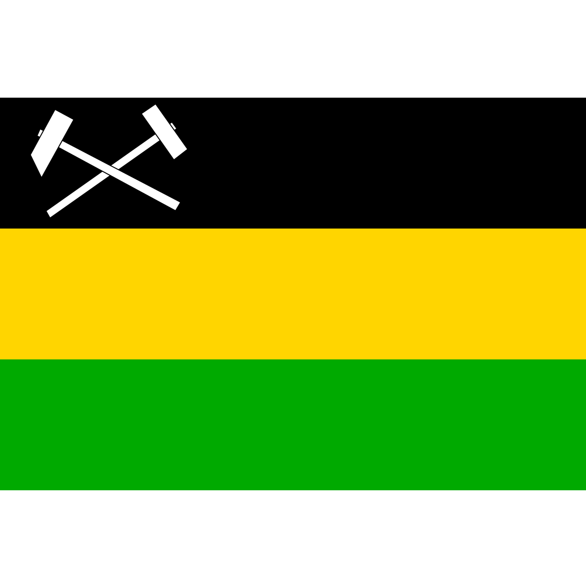 Flag of Bohutín, Central Bohemian Region