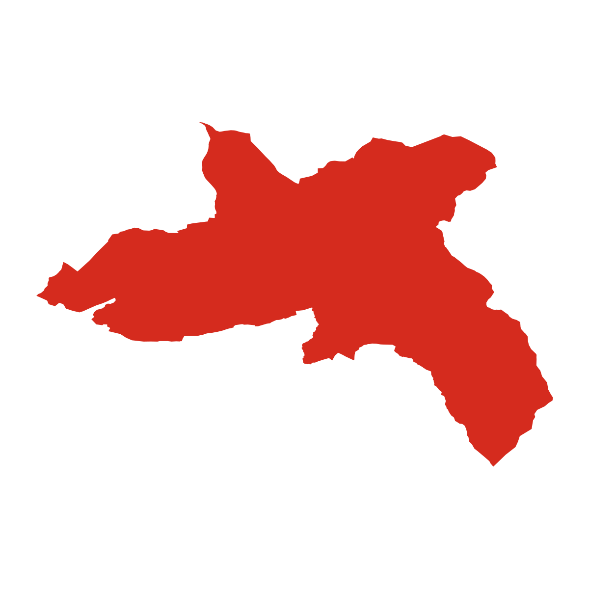 Bojiště boundary map