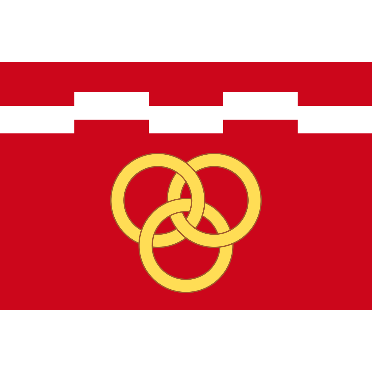 Flag of Bolíkovice, Vysočina Region