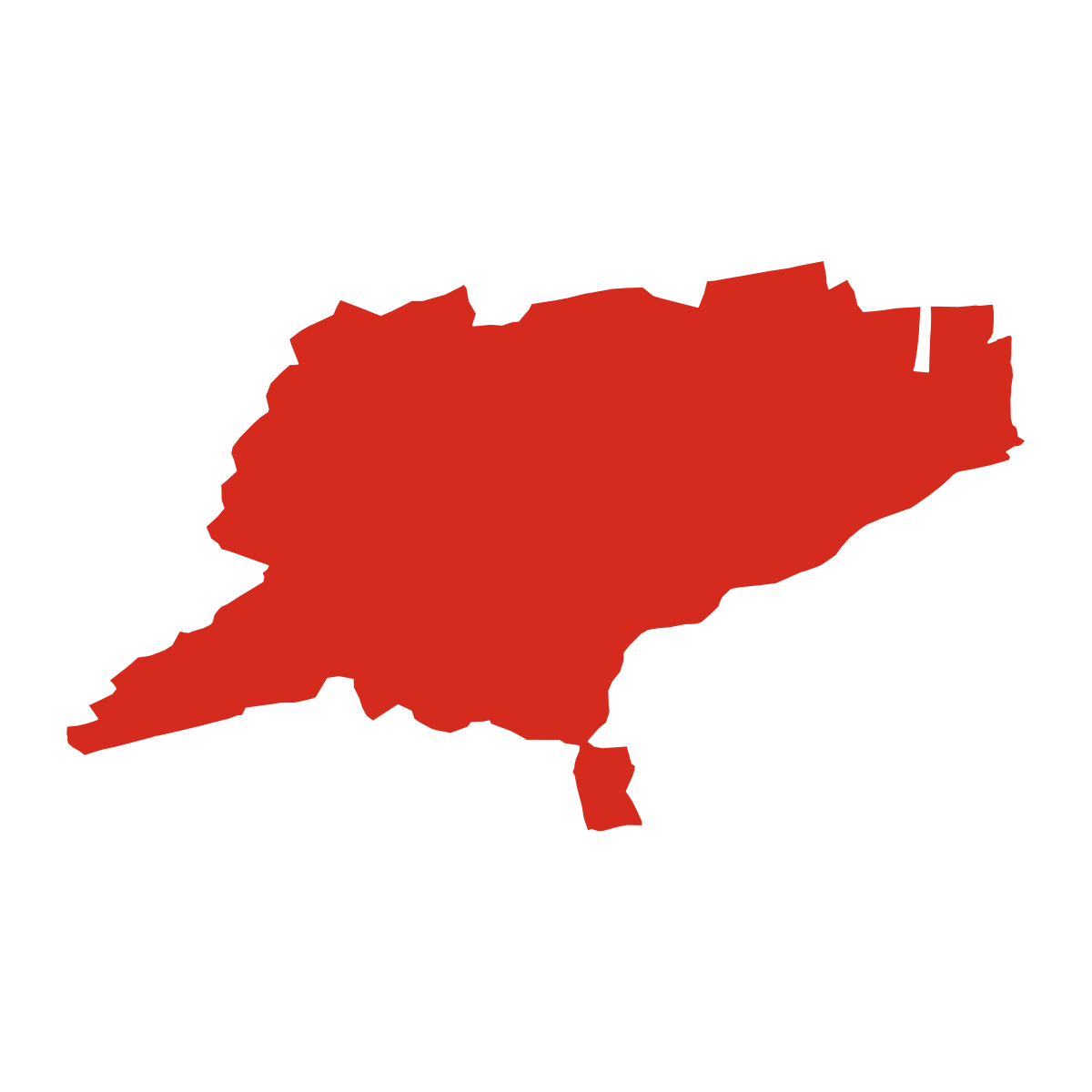Bor u Skutče boundary map