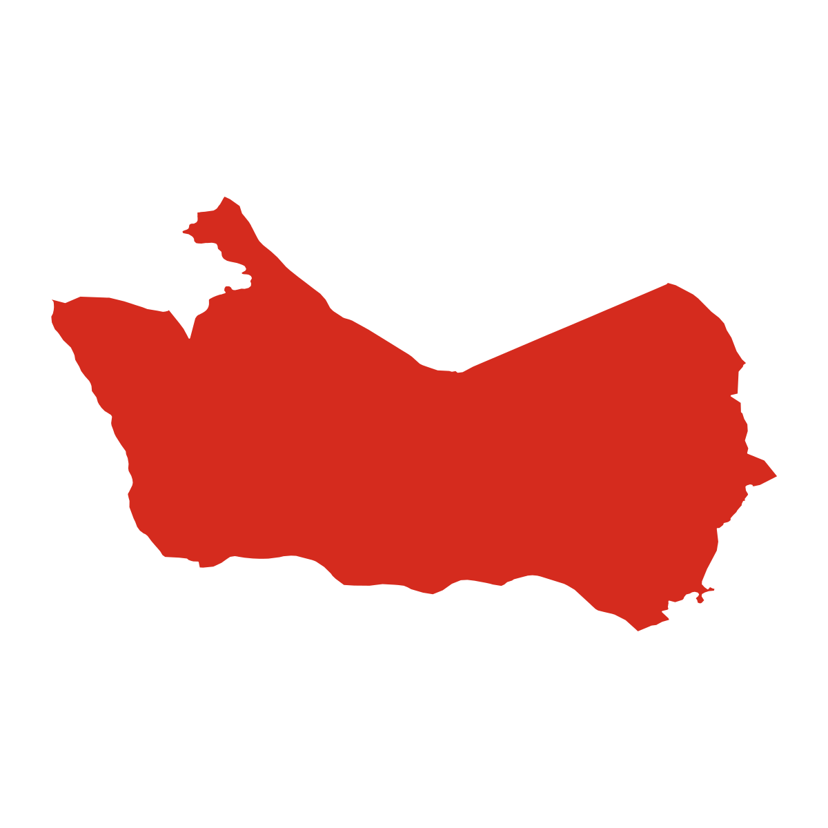Borohrádek boundary map