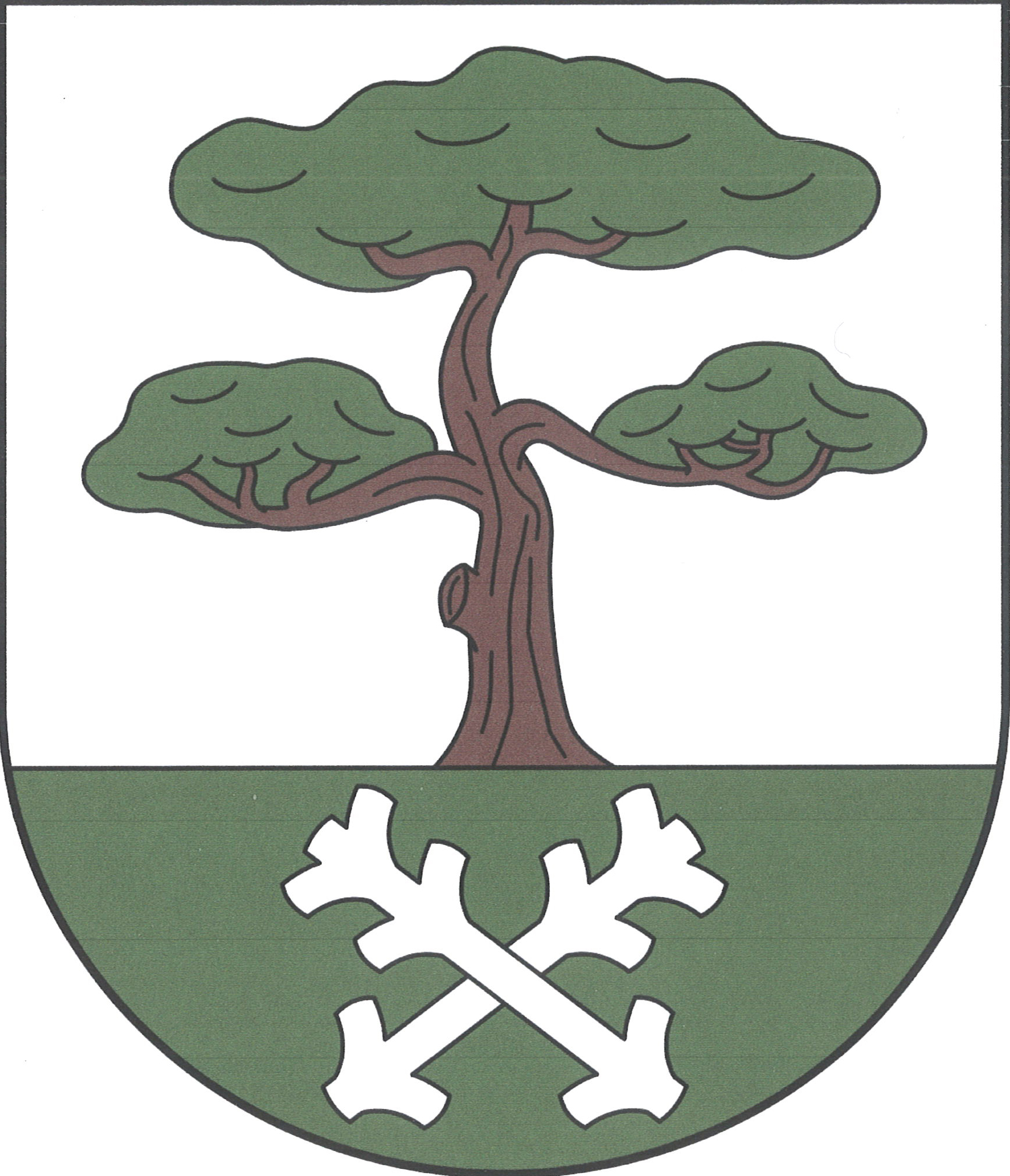 Coat of arms of Borovnička, Hradec Králové Region