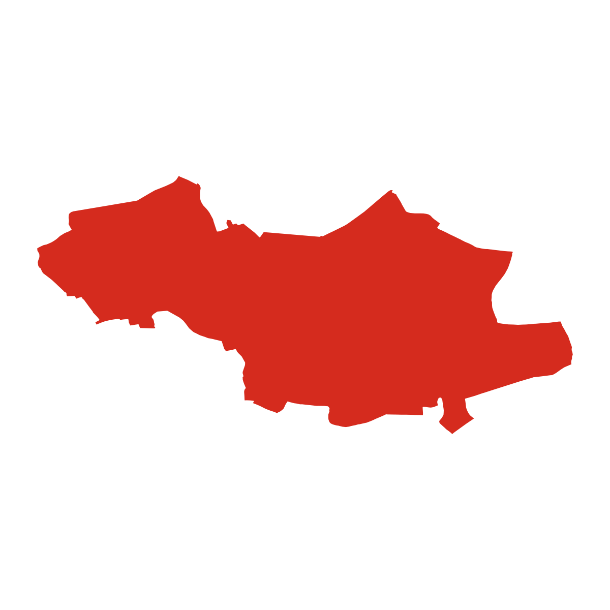 Boršice boundary map