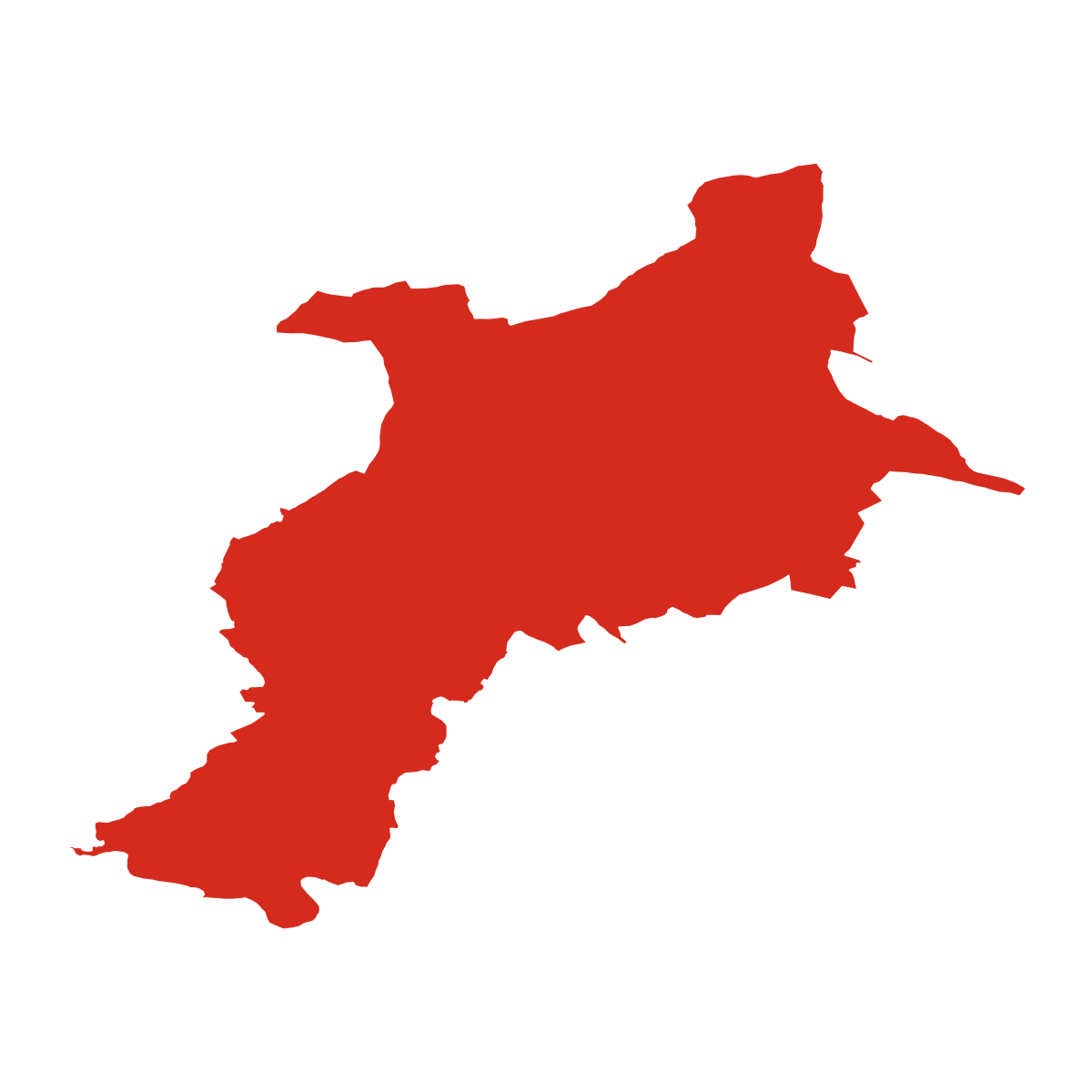 Boštice boundary map
