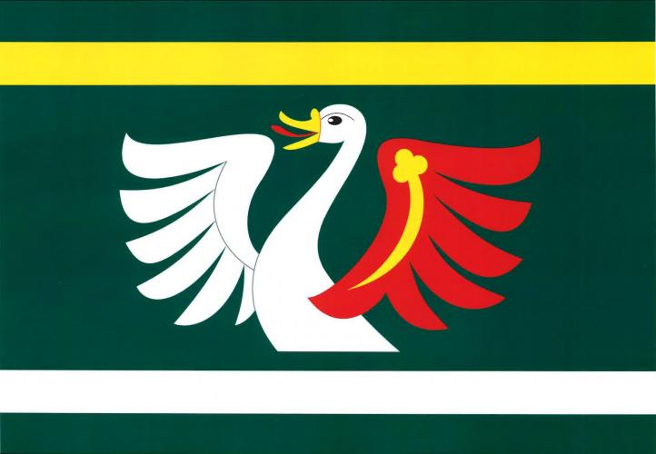 Flag of Boštice, Central Bohemian Region