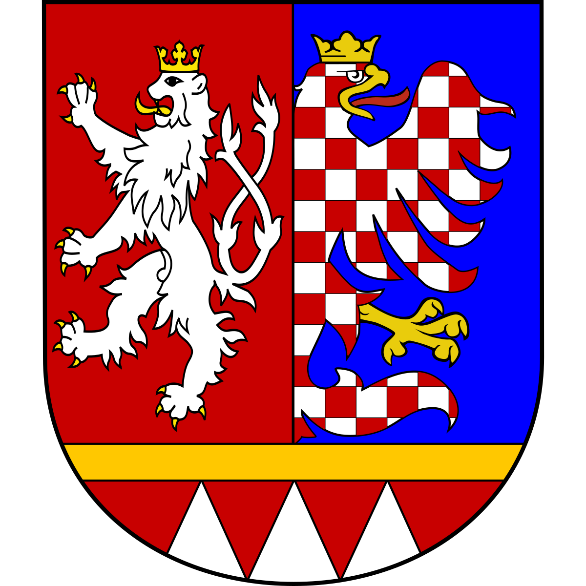 Coat of arms of Bradlné, Pardubice Region