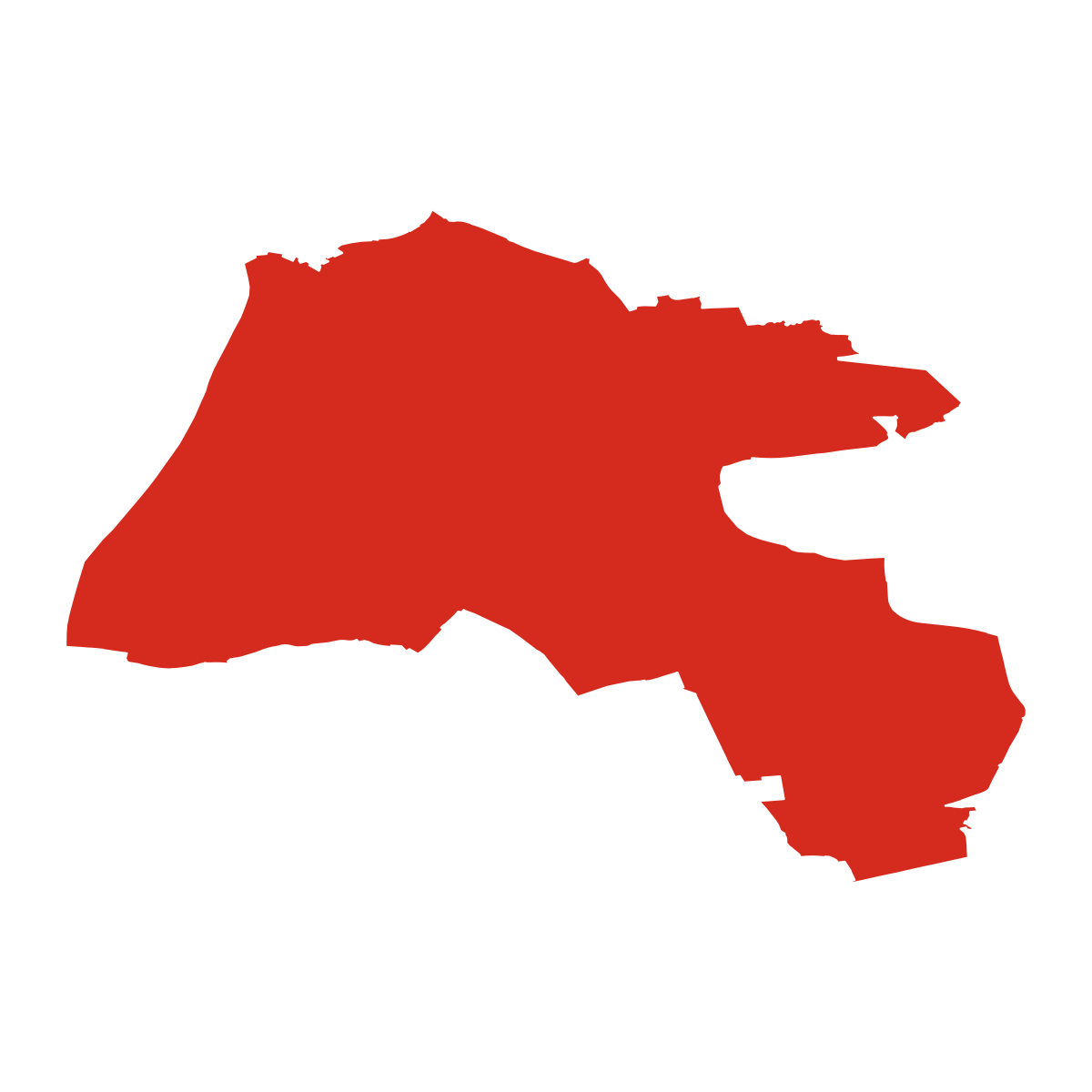 Braník boundary map