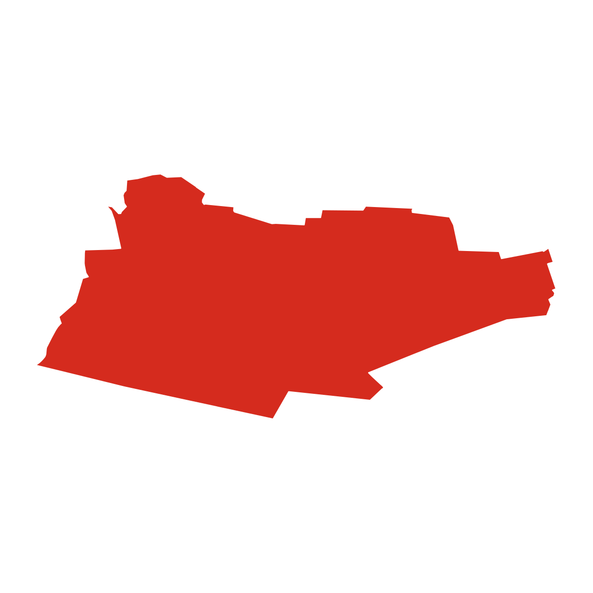 Břest boundary map