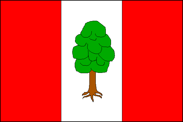 Flag of Břest, Zlín Region