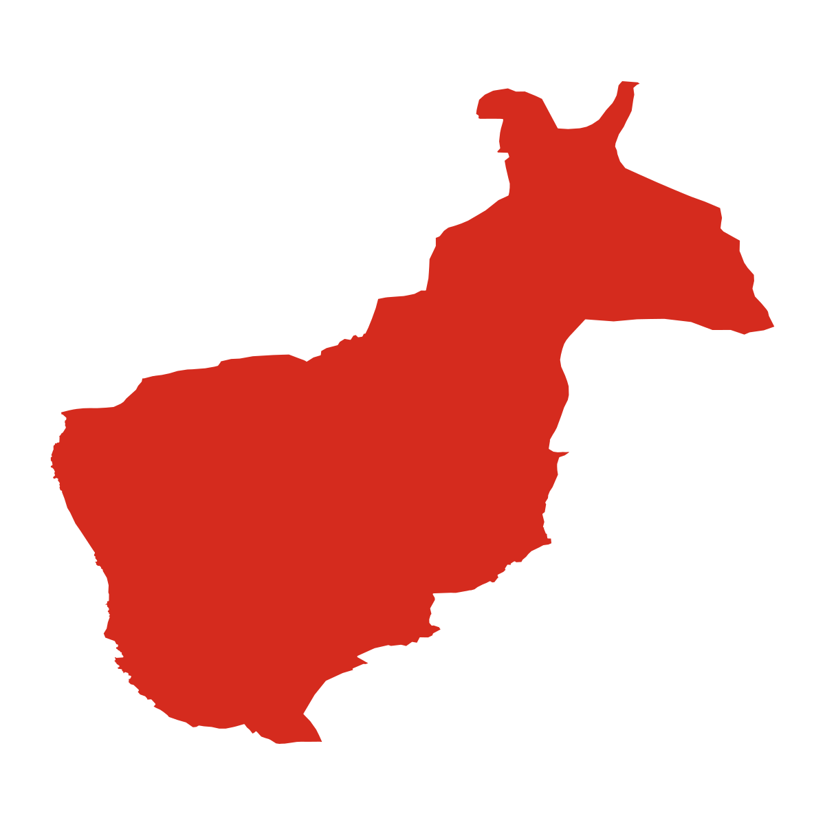 Břevnice boundary map