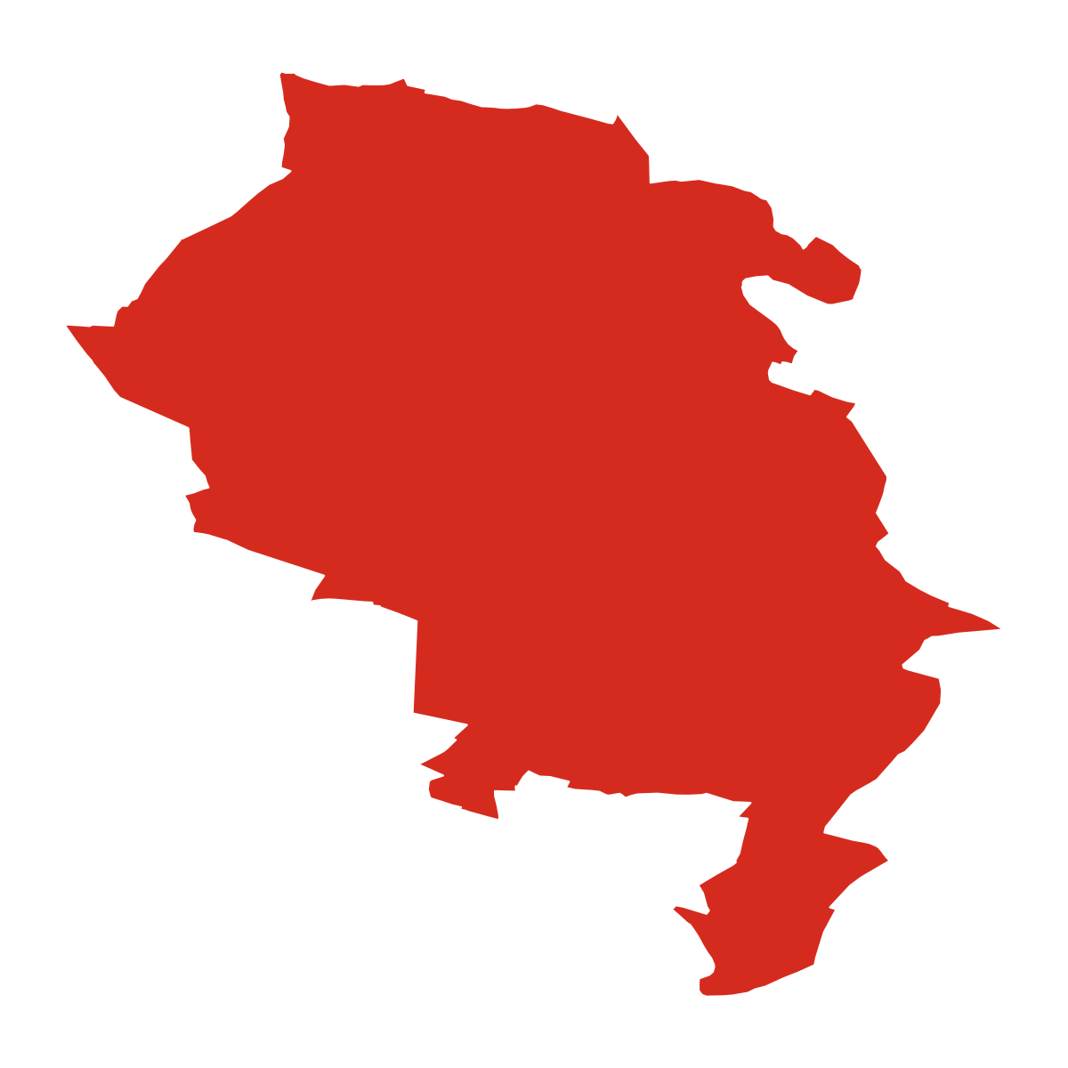 Březí boundary map