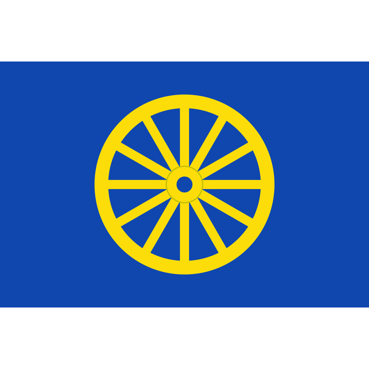 Flag of Březí, South Bohemian Region