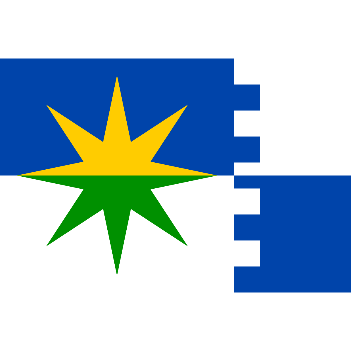 Flag of Březina, Plzeň Region
