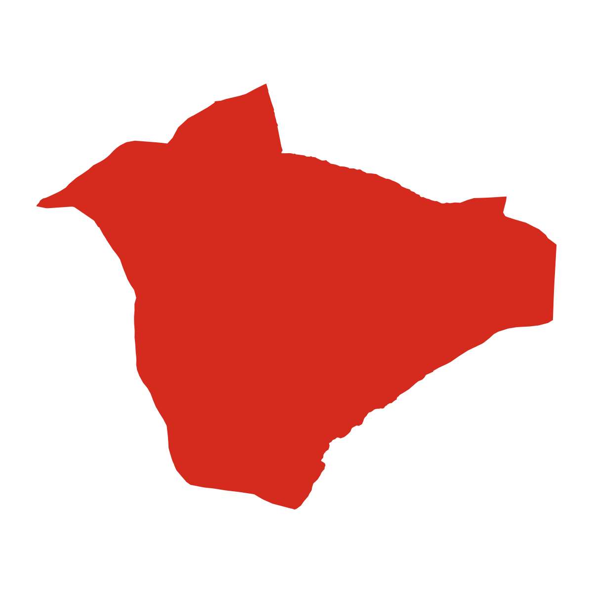 Březová boundary map
