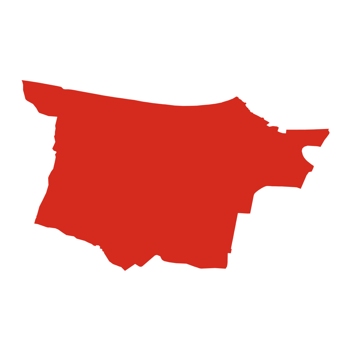 Březová boundary map